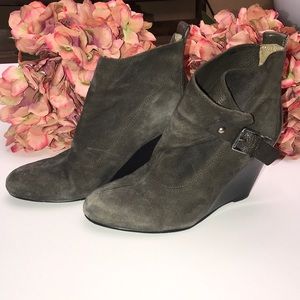 Nine West suede booties